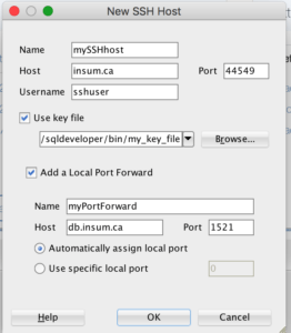 SQL over ssh Insum ssh1