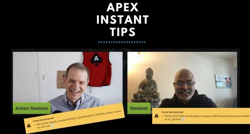 APEX Instant Tips Error Handling