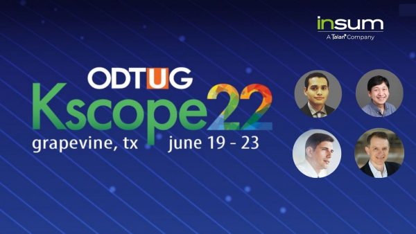 Insum will be at ODTUG Kscope22. Here's a taste of what our presenters have in store for you if you are attending the event!